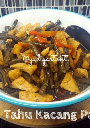 Foto resep Oseng Tahu Kacang Panjang