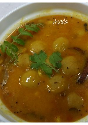 A picture of Dal dhokli.