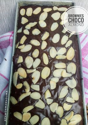 Foto resep Brownies Choco Almond