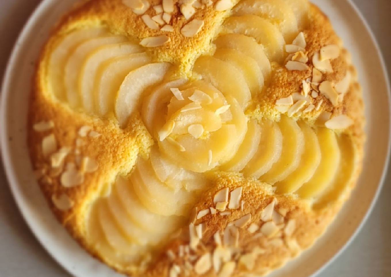 Tarte amandine aux poires 🍐