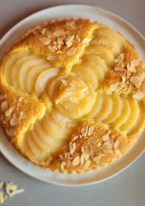 Une photo de Tarte amandine aux poires 🍐