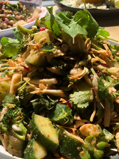 A picture of Indonesian Salad meets Bristol.