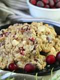 White Chocolate Oatmeal Cranberry Cookies