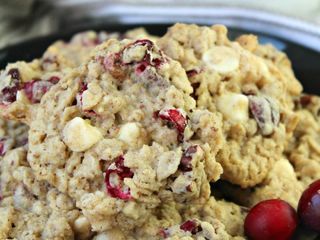 White Chocolate Oatmeal Cranberry Cookies