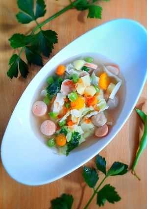 Foto resep Sup Bakso Sosis