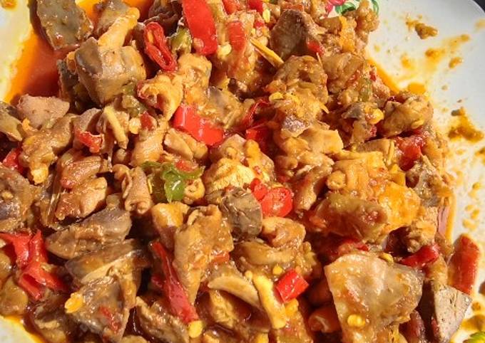 Langkah Mudah untuk Menyiapkan Ati ampela pedas Anti Gagal