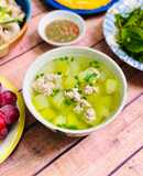 Canh Bí Xanh Nấu Thịt Heo