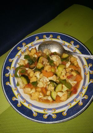 A picture of Veggie meddley.