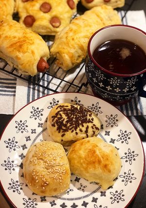 Foto resep Roti isi lembut tanpa diuleni