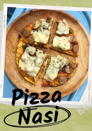 Foto resep Pizza nasi anti GTM (mpasi 11bulan+)