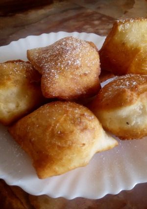 A picture of Coconut Mandazi #themechallange#.