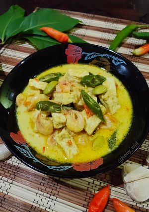 Foto resep Jangan nDeso Udang & Tahu