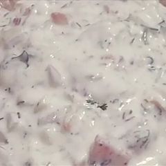 A picture of Curd Vegetables Rayta Recipe.