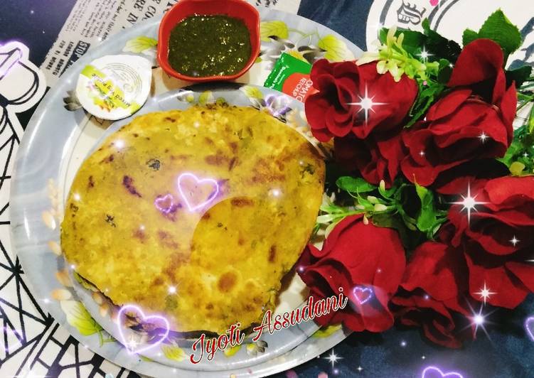Steps to Prepare Ultimate Green peas Paratha