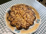 Gâteau fondant au mascarpone, miel, citron et amandes