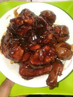 Foto resep Ayam+bakso saus tiram