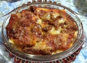 Una foto de Canelones de espinaca y ricotta