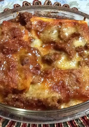 Una foto de Canelones de espinaca y ricotta
