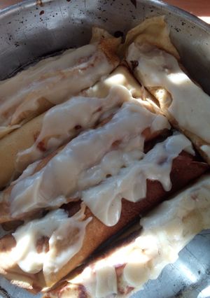 Una foto de Canelones caseros