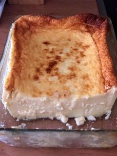Una foto de Tarta de queso al horno fácil