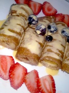 Una foto de Crepes de avena 🌾