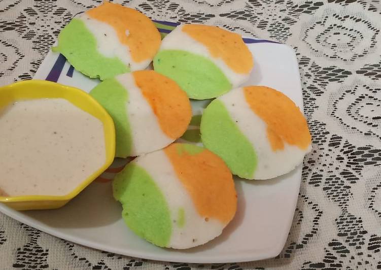 Jhatpat wali Tricolor idli