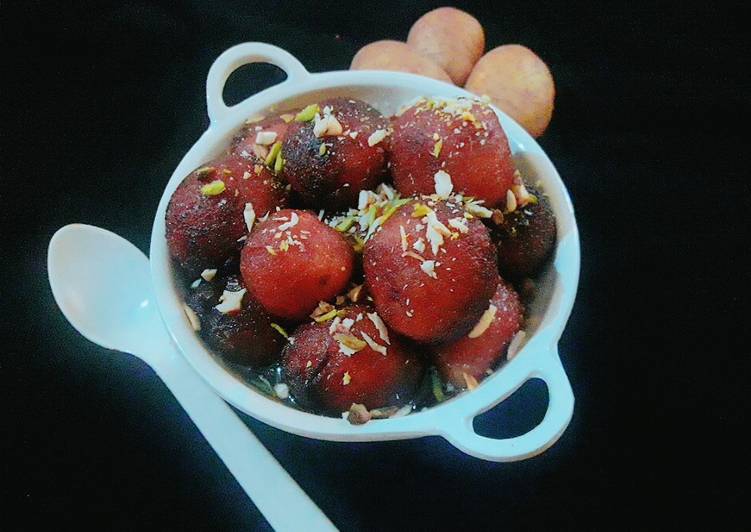 Potato Gulab jamun