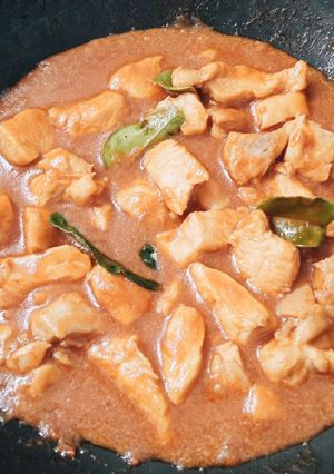 Foto resep Ayam Kuah Pedas Saus Tiram