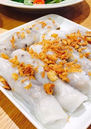 Hình của món Bánh cuốn homemade.