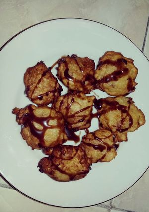 Foto resep Bola pisang coklat simple