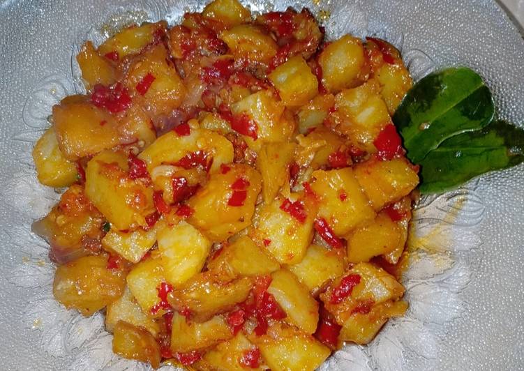 Kentang balado sederhana