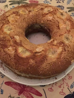 Una foto de Torta de bananas súper fácil