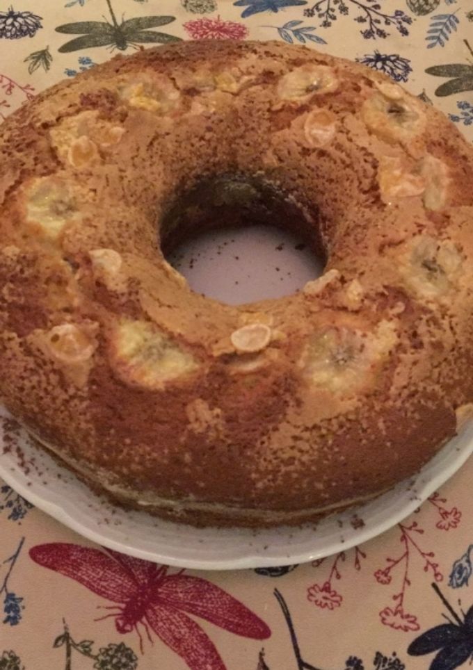 Una foto de Torta de bananas súper fácil