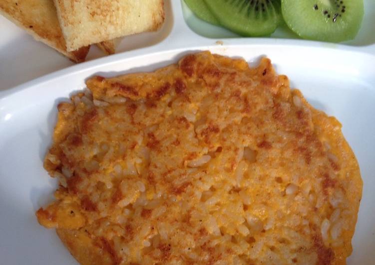 Cheese Rice Omlet
