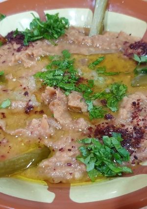 صورة لوصفة تغميسة فول لأحلى فطور