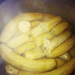 A picture of Mashed bananas with beef sew #masheddishes #mashypatty.