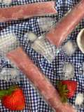 Bolis de leche de avena y fresas sin azúcar