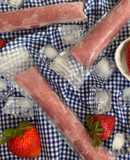 Bolis de leche de avena y fresas sin azúcar
