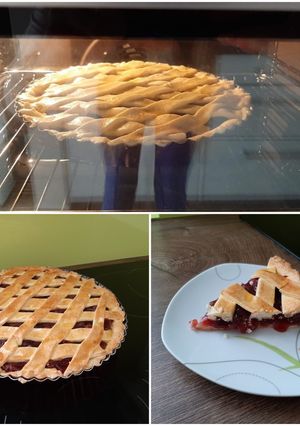 Meggyes pite recept fotója