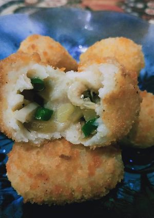 Foto resep Potato ball isi sayur