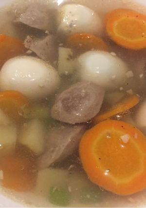 Foto resep Sop Telur Puyuh Bakso
