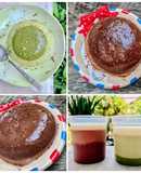 มัทฉะ & โกโก้พุดดิ้ง_ง่ายจังMatcha & cocoa pudding