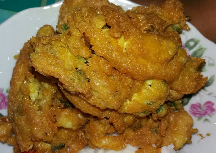 Cara meracik Telur Gobal Gabul Kres-kres 😀 yang Enak