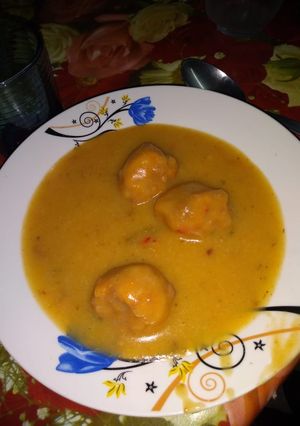 Una foto de Albóndigas de Harina de Maíz (bori-bori)