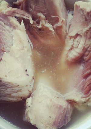 Hình của món Thịt hầm (phiên bản nồi cơm điện).