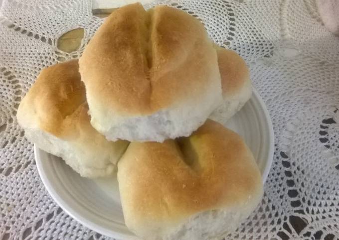 Homemade Portuguese rolls