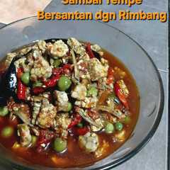 A picture of 102. Sambal Tempe Bersantan Dengan Rimbang.
