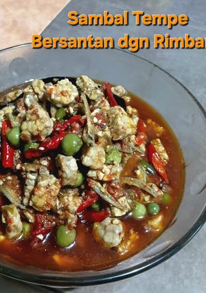Foto resep 102. Sambal Tempe Bersantan Dengan Rimbang