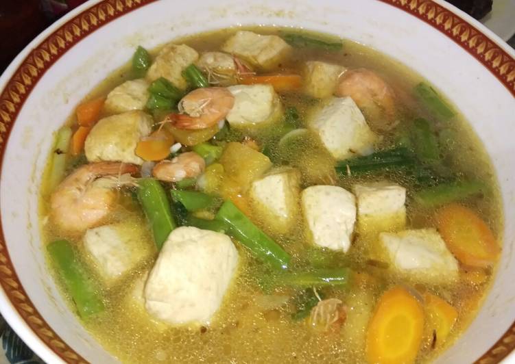 Sop tahu udang
