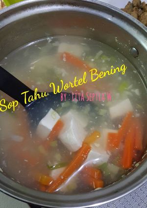 Foto resep Sop Tahu Wortel Bening